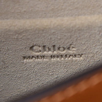 Chloe Calfskin Suede Small Nile Bracelet Bag Caramel 7 of 8