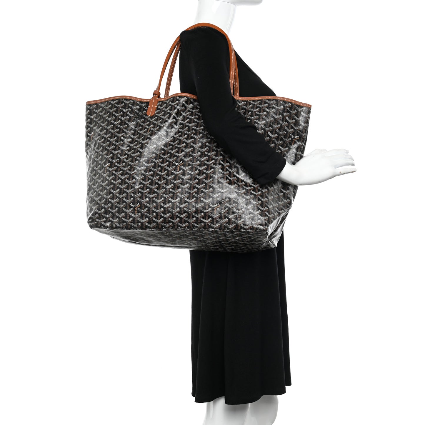 Goyardine Saint Louis GM Black Gold