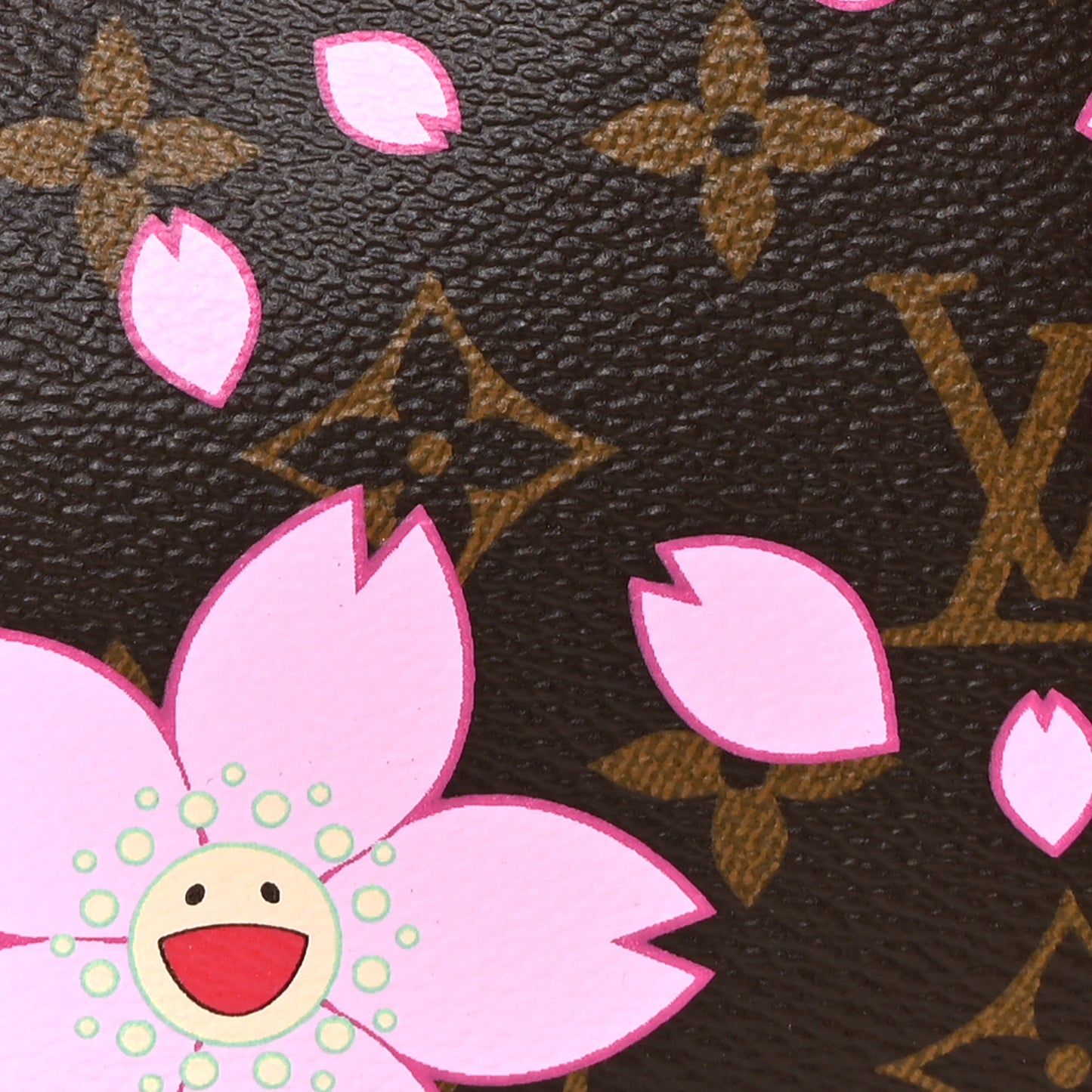 LV X TM Monogram Cherry Blossom Keepall Bandouliere 45 Sakura Brown