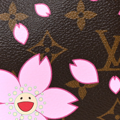Louis Vuitton LV X TM Monogram Cherry Blossom Keepall Bandouliere 45 Sakura Brown 7 of 9