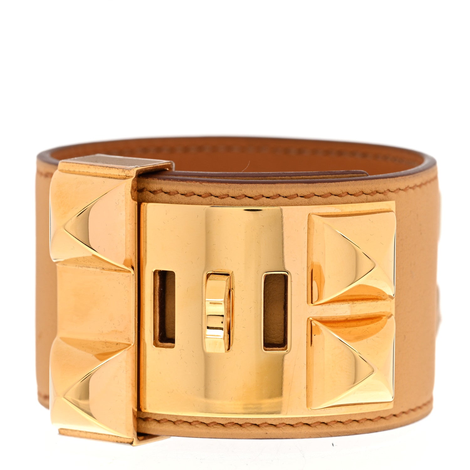 Hermes Swift Collier De Chien CDC Bracelet L Curry 3 of 7