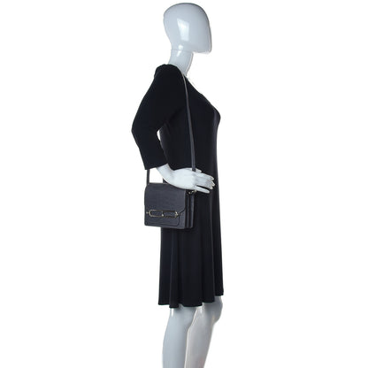 Hermes Matte Alligator Mini Sac Roulis Graphite 2 of 14