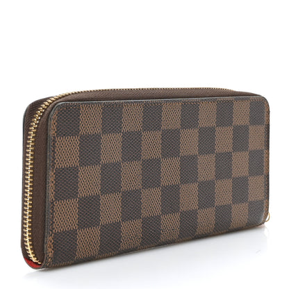 Louis Vuitton Damier Ebene Clemence Wallet Cherry 3 of 7