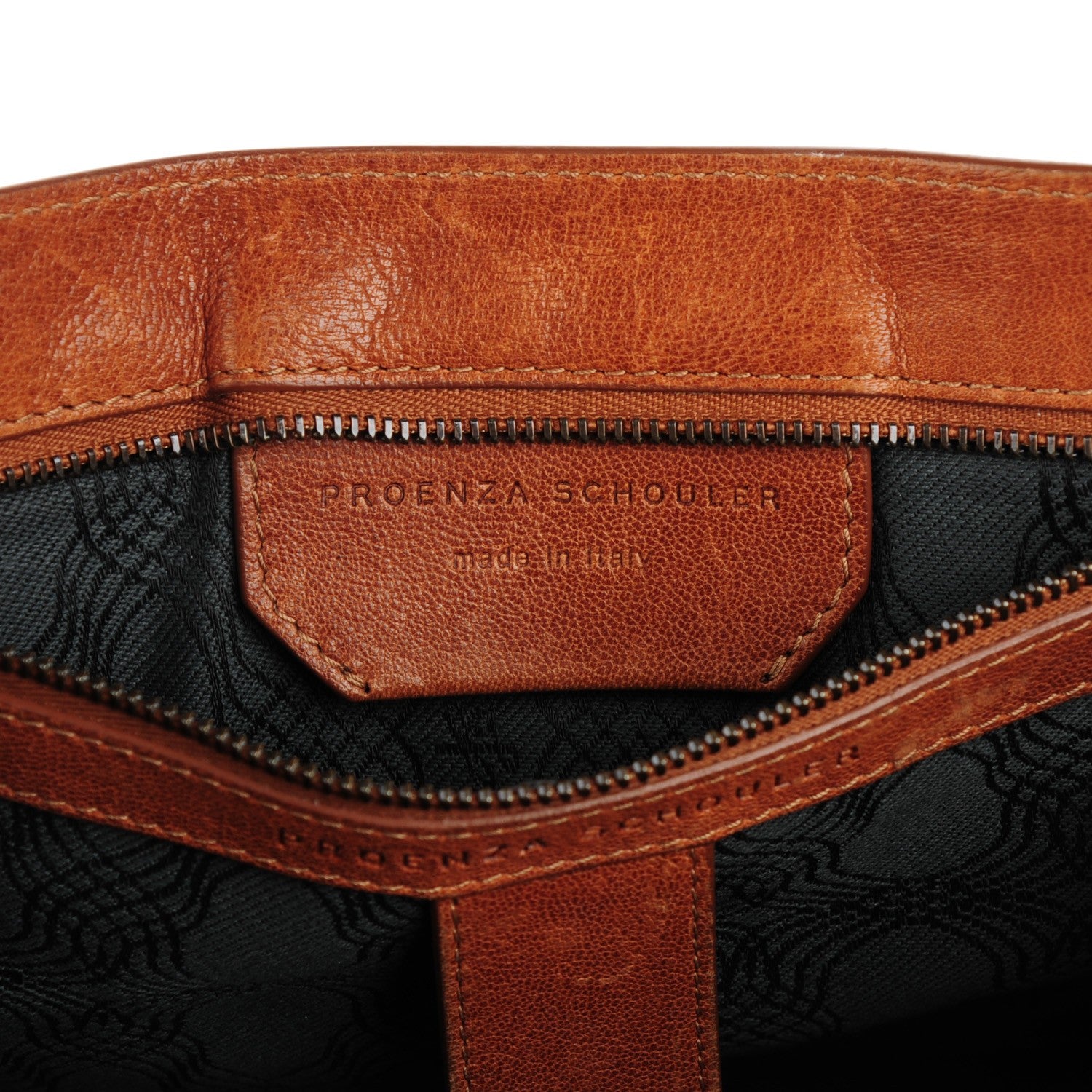 Proenza Schouler Lambskin Medium PS1 Satchel Saddle 6 of 8