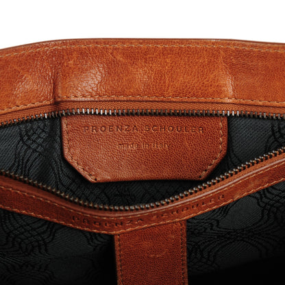 Proenza Schouler Lambskin Medium PS1 Satchel Saddle 6 of 8