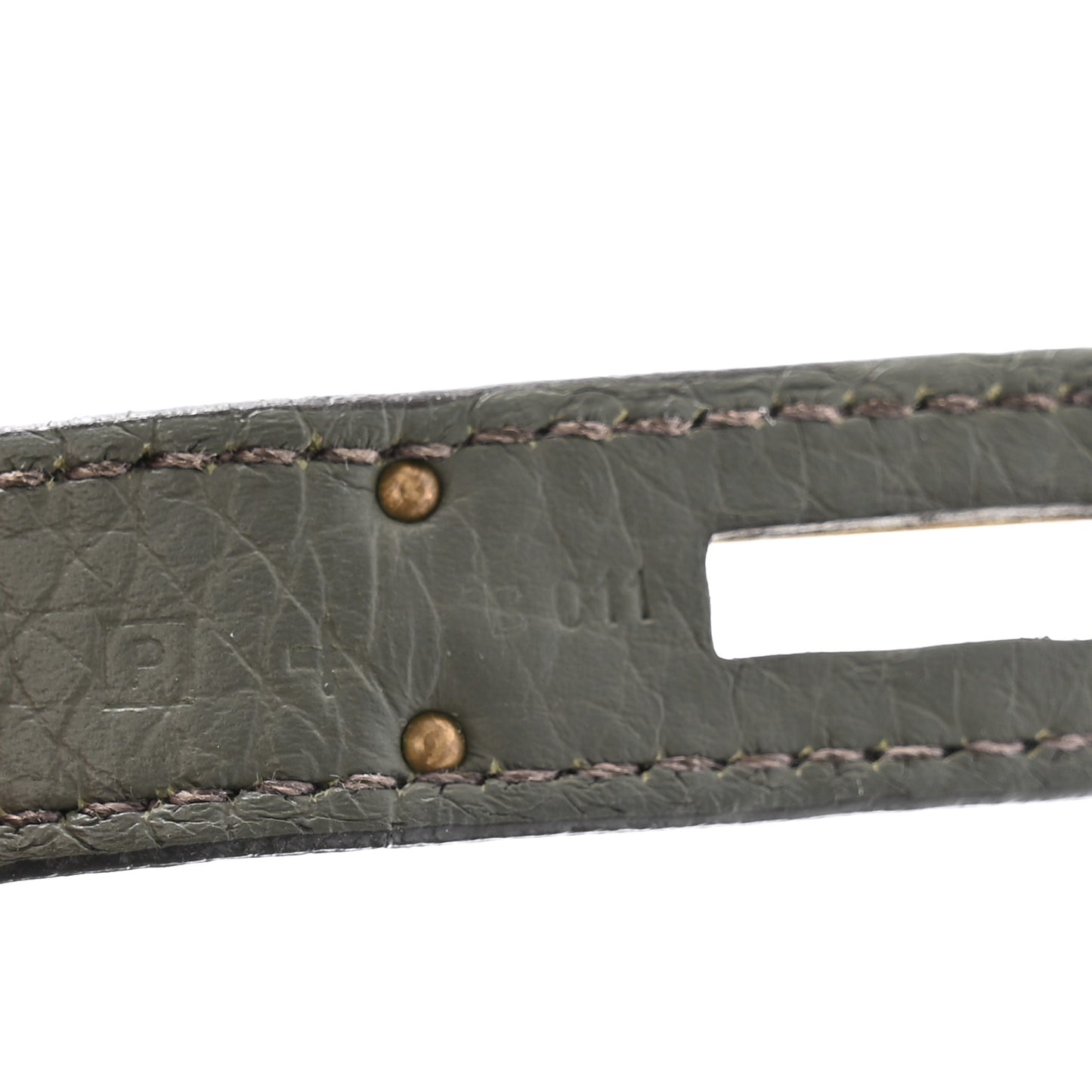 Taurillon Clemence Birkin 35 Vert De Gris