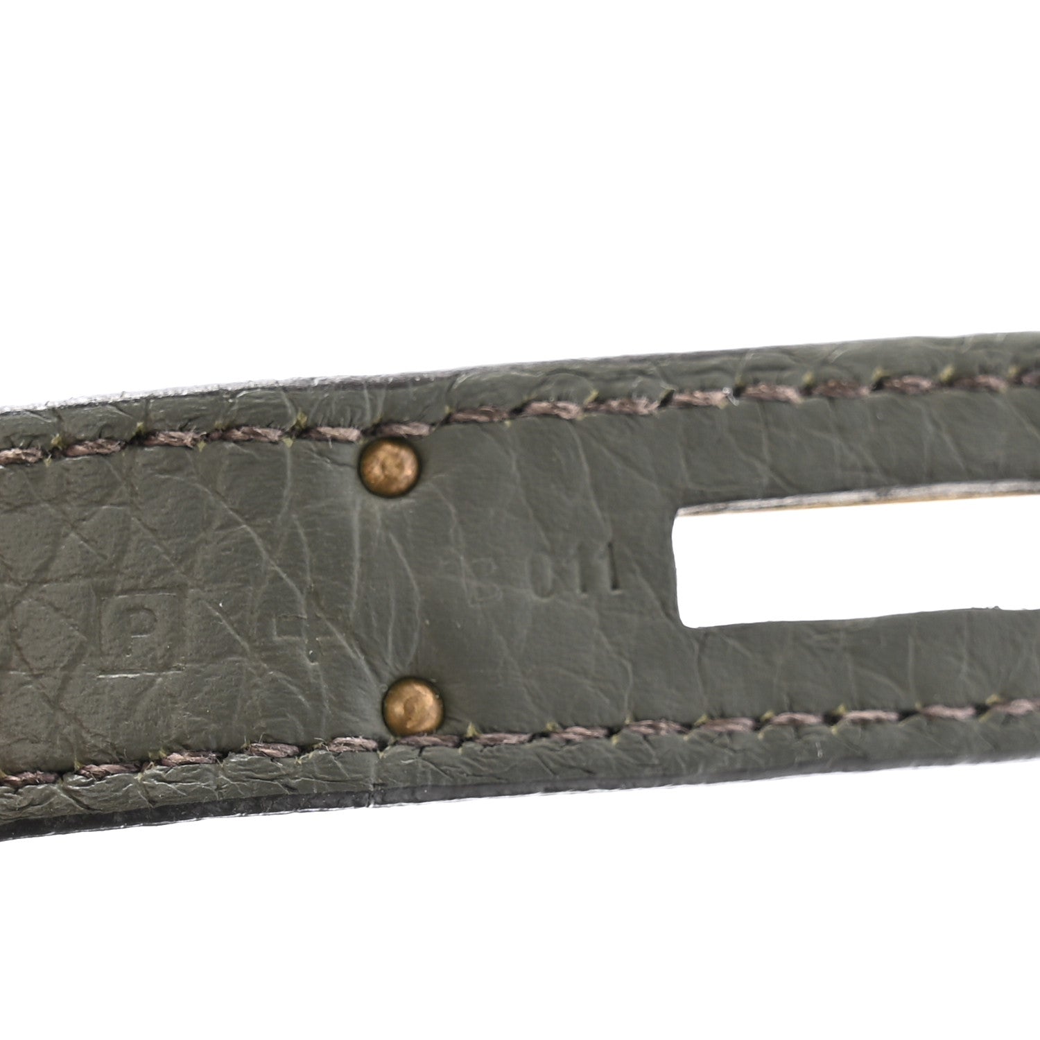 Hermes Taurillon Clemence Birkin 35 Vert De Gris 7 of 12