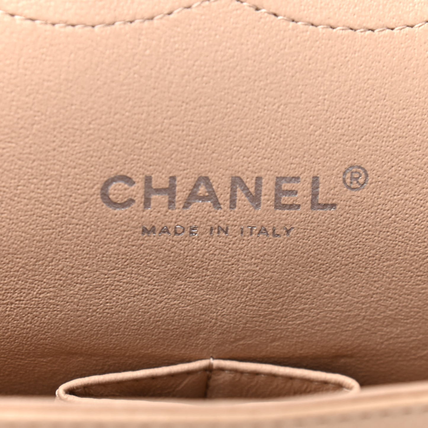 Caviar Quilted Maxi Double Flap Light Beige