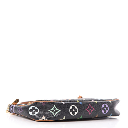 Louis Vuitton Monogram Multicolor Pochette Accessories Black 4 of 13