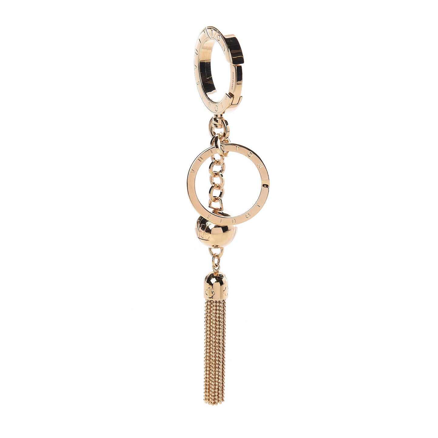 Goldtone Swing Key Holder and Bag Charm