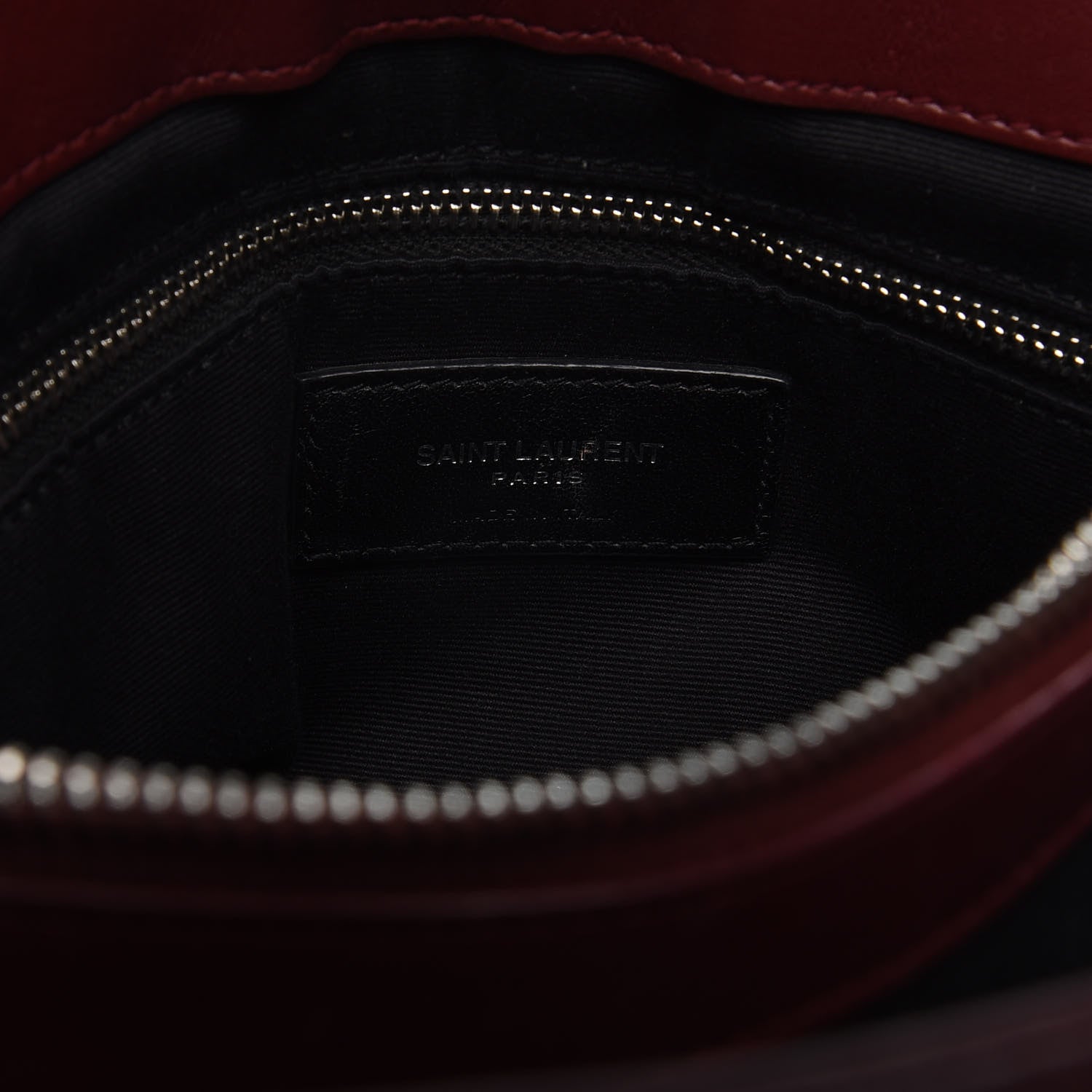 Saint Laurent Calfskin Y Quilted Monogram Medium Loulou Chain Satchel Palissandre 12 of 16