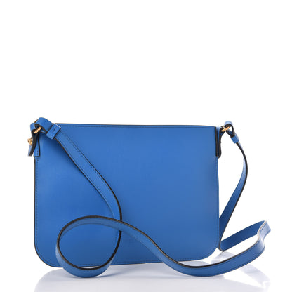 Versace Supple Calfskin Tribute X Crossbody Pouch Blue 3 of 10