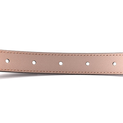Gucci Calfskin Double G 20mm Belt 80 32 Porcelain Rose 6 of 7