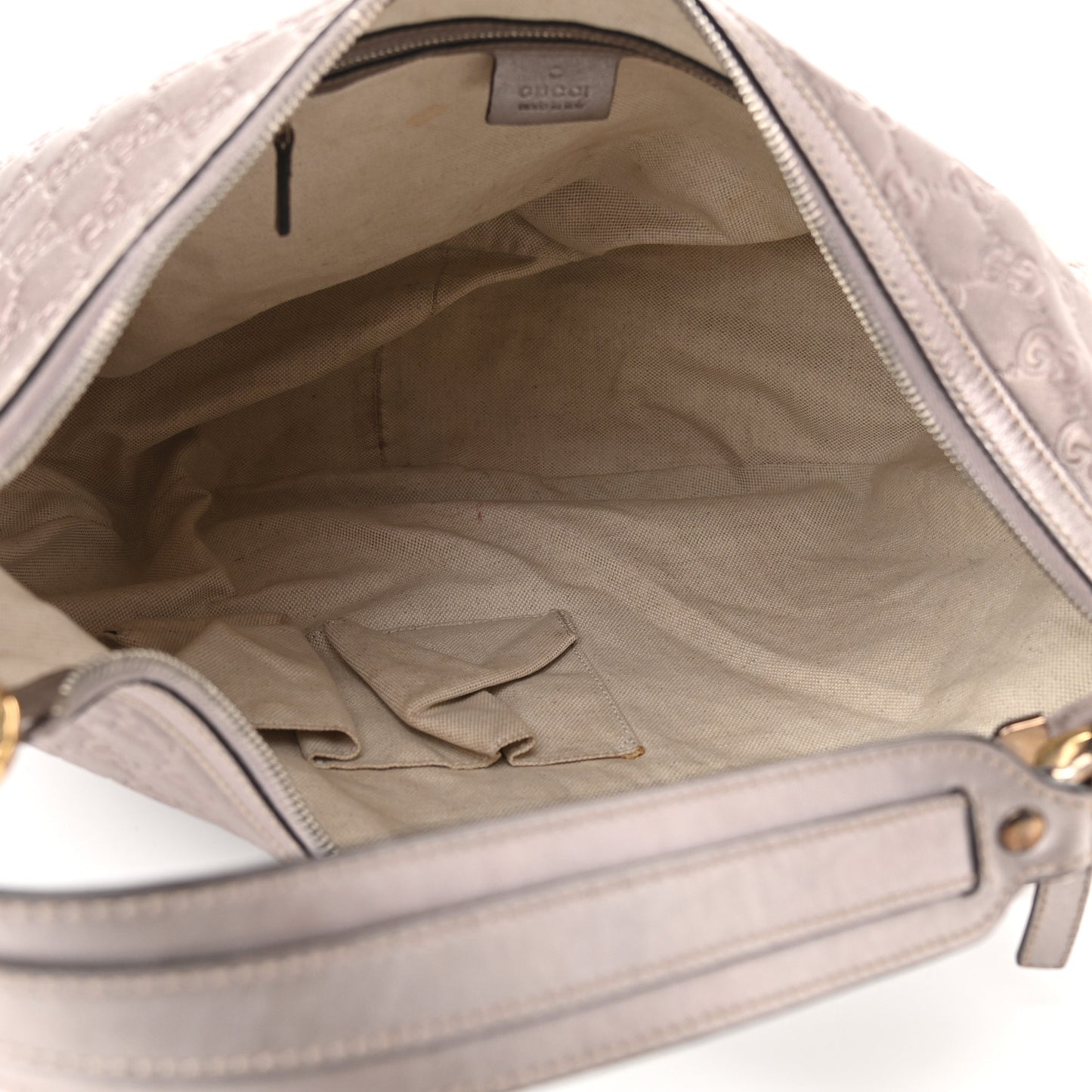 Metallic Guccissima GG Twins Hobo