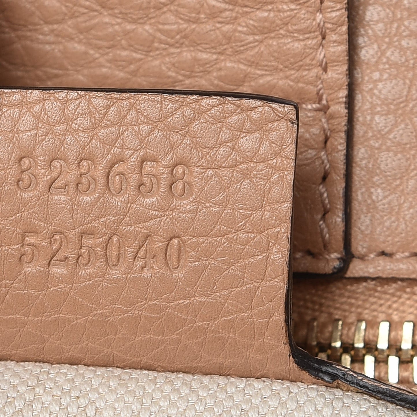 Pebbled Calfskin Large Bamboo Shopper Tote Camelia
