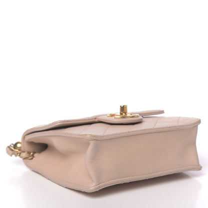 Chanel Lambskin Quilted Chic Pearls Flap Beige 4 of 12