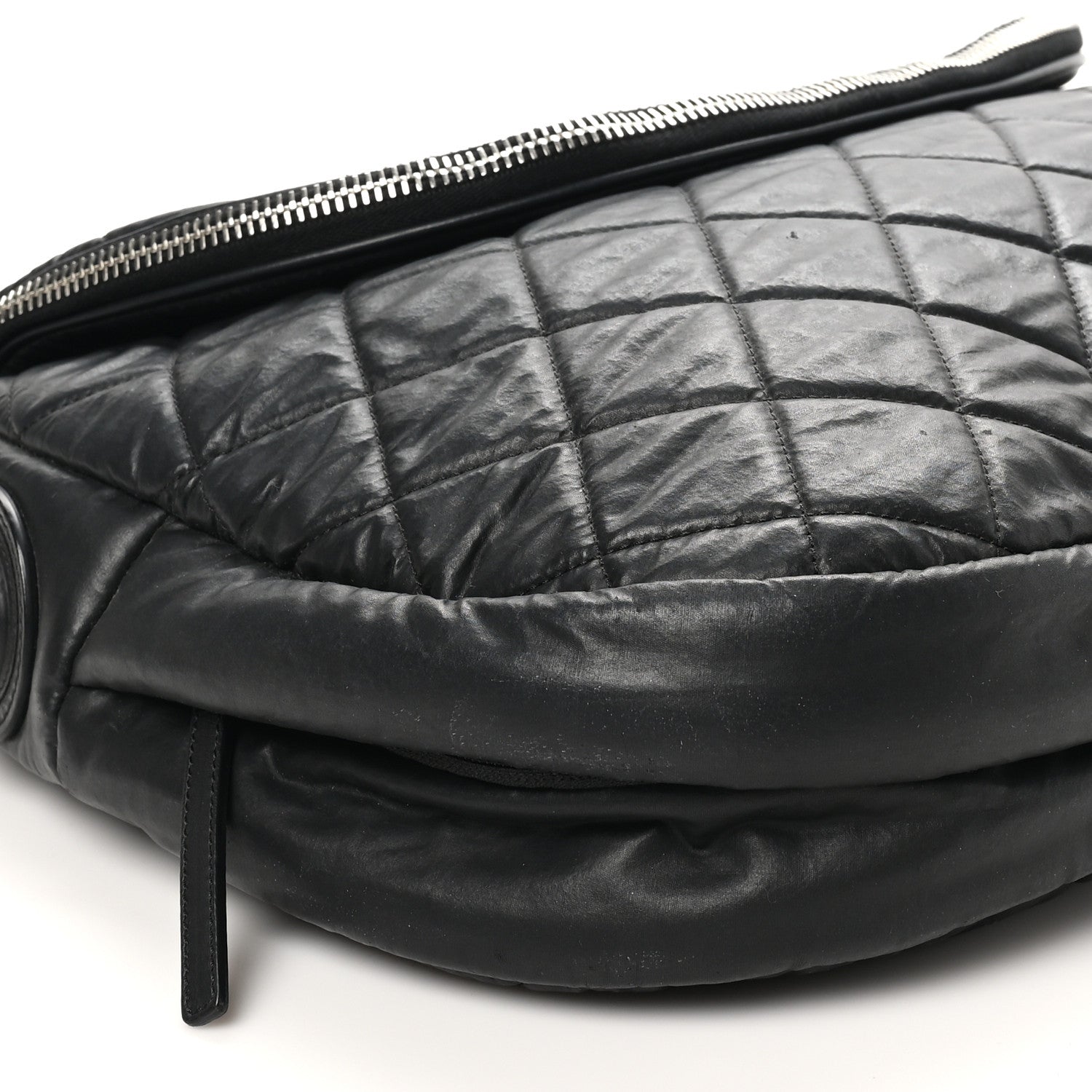 Chanel Nylon Quilted XL Coco Cocoon Messenger Black 9 of 11