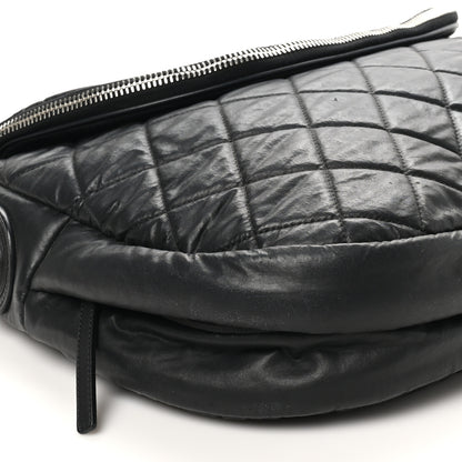 Chanel Nylon Quilted XL Coco Cocoon Messenger Black 9 of 11