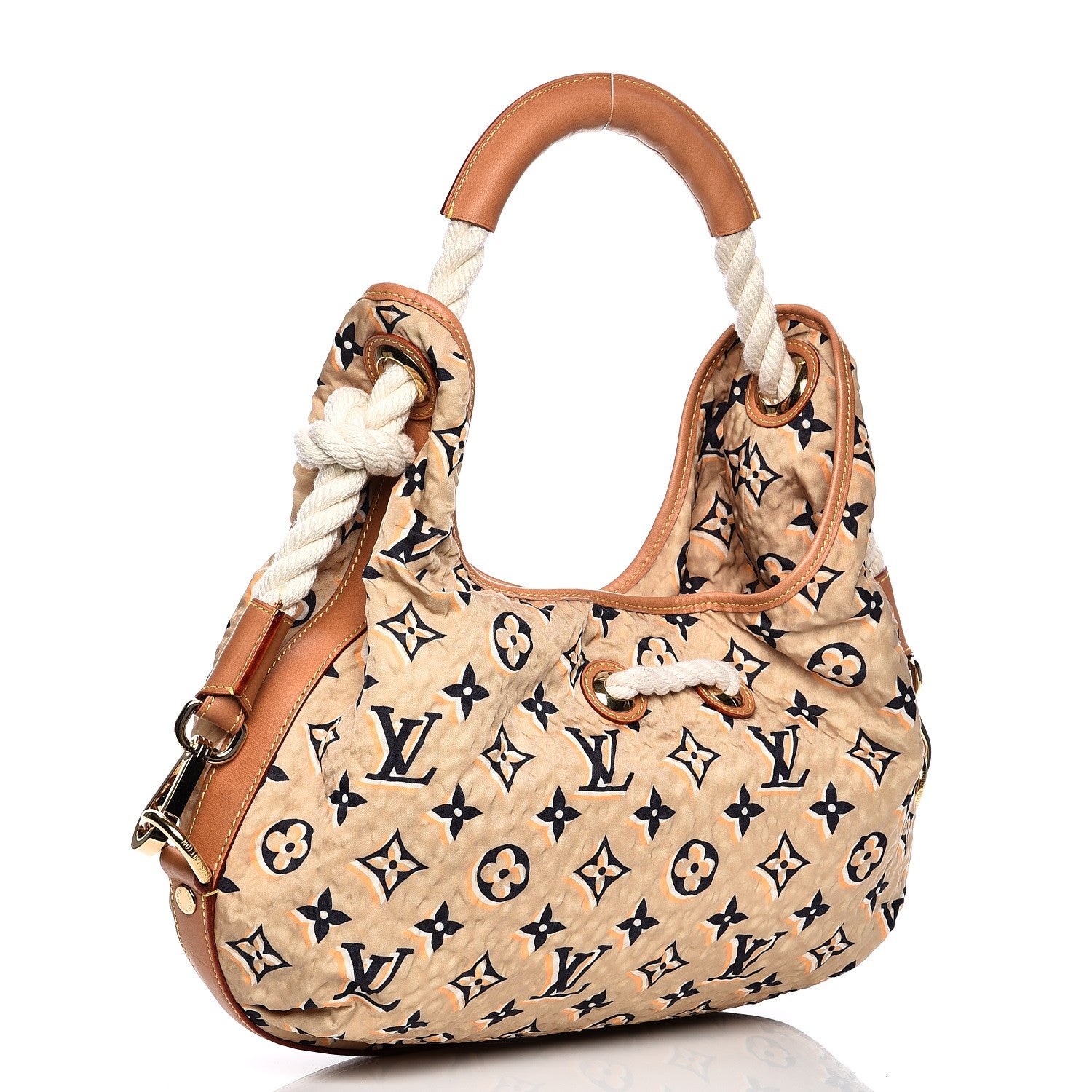 Louis Vuitton Canvas Monogram Cruise Bulles MM Natural 12 of 19