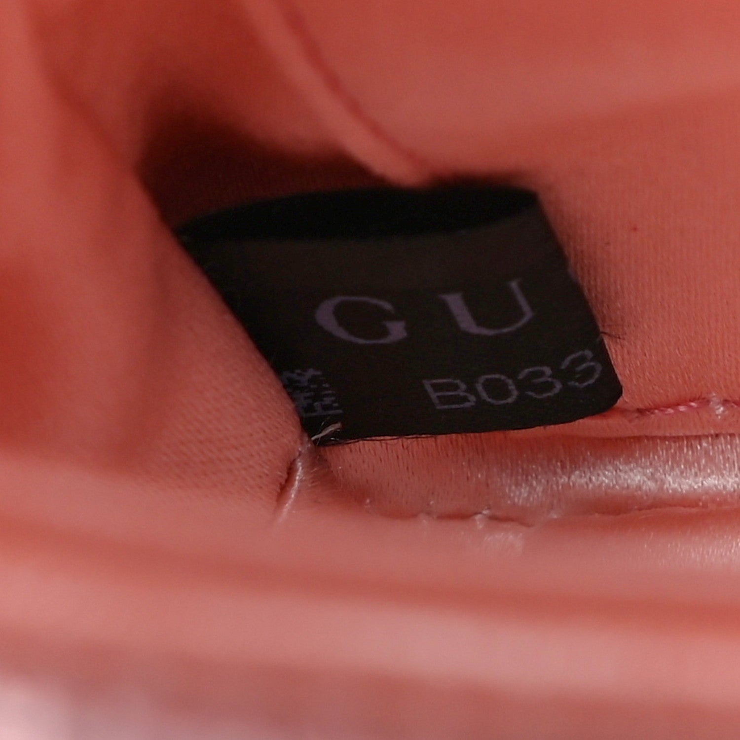 Gucci Sequin Matelasse Diagonal Mini GG Marmont Shoulder Bag Antique Rose Rosa Pale Pink 6 of 11