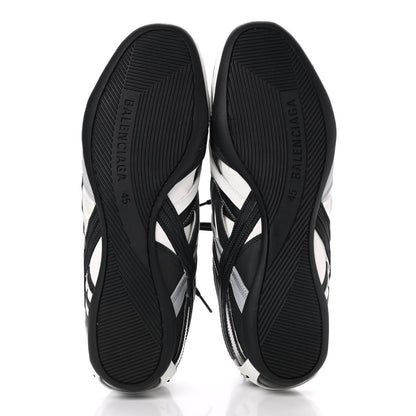 Balenciaga Mesh Rubber Mens Drive Sneakers 45 Light Grey Black 5 of 9