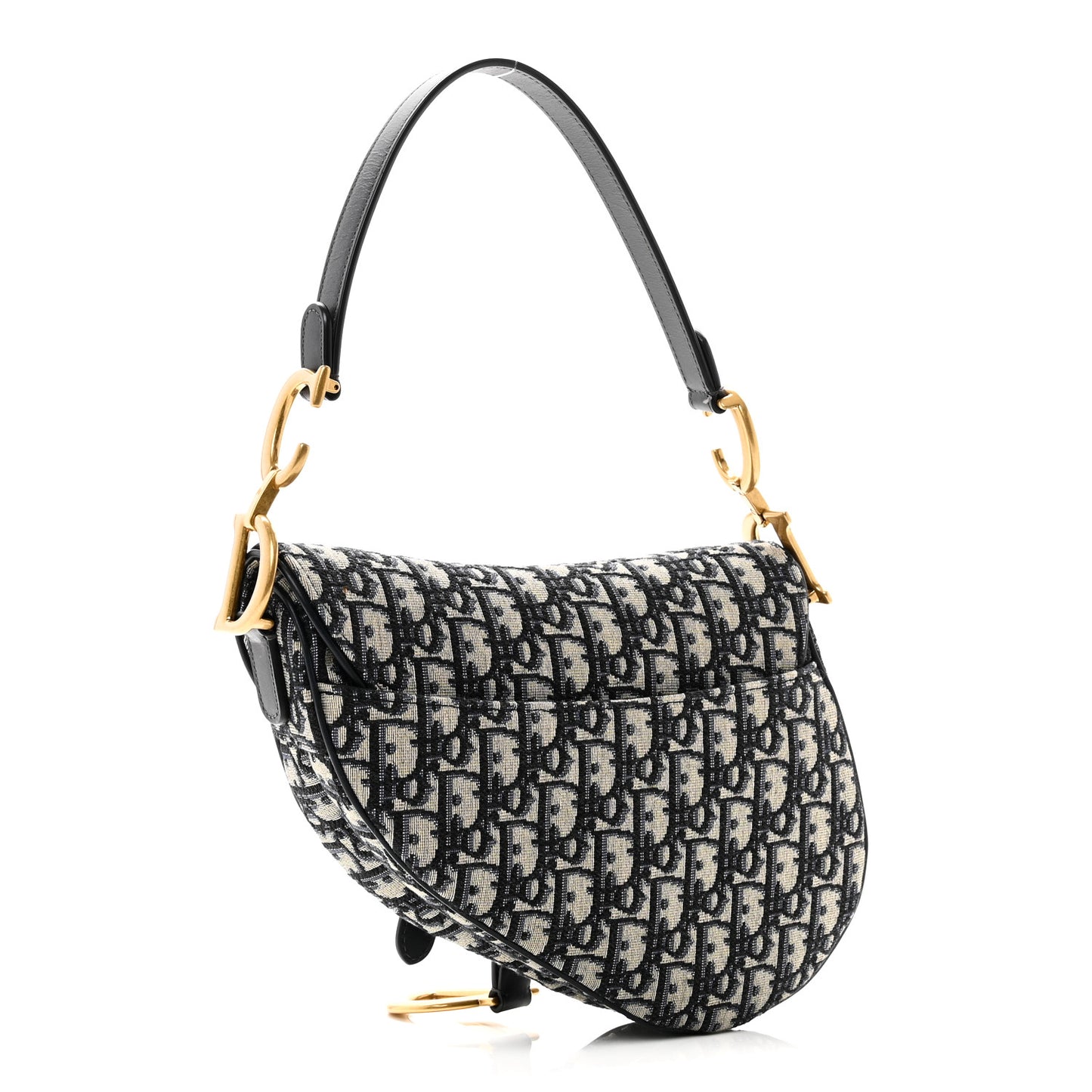 Oblique Saddle Bag Blue