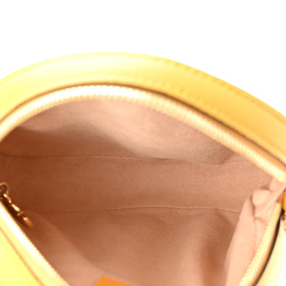 Gucci GG Supreme Monogram Flora Web Mini Ophidia Round Shoulder Bag Beige Multicolor Crop 5 of 11