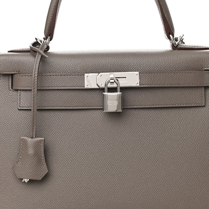 Hermes Epsom Kelly Sellier 28 Etain 8 of 15