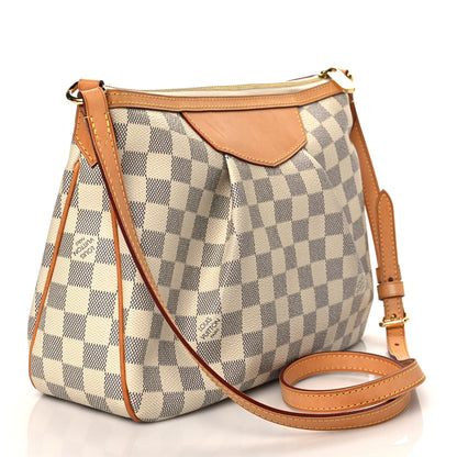 Louis Vuitton Damier Azur Siracusa PM 3 of 9