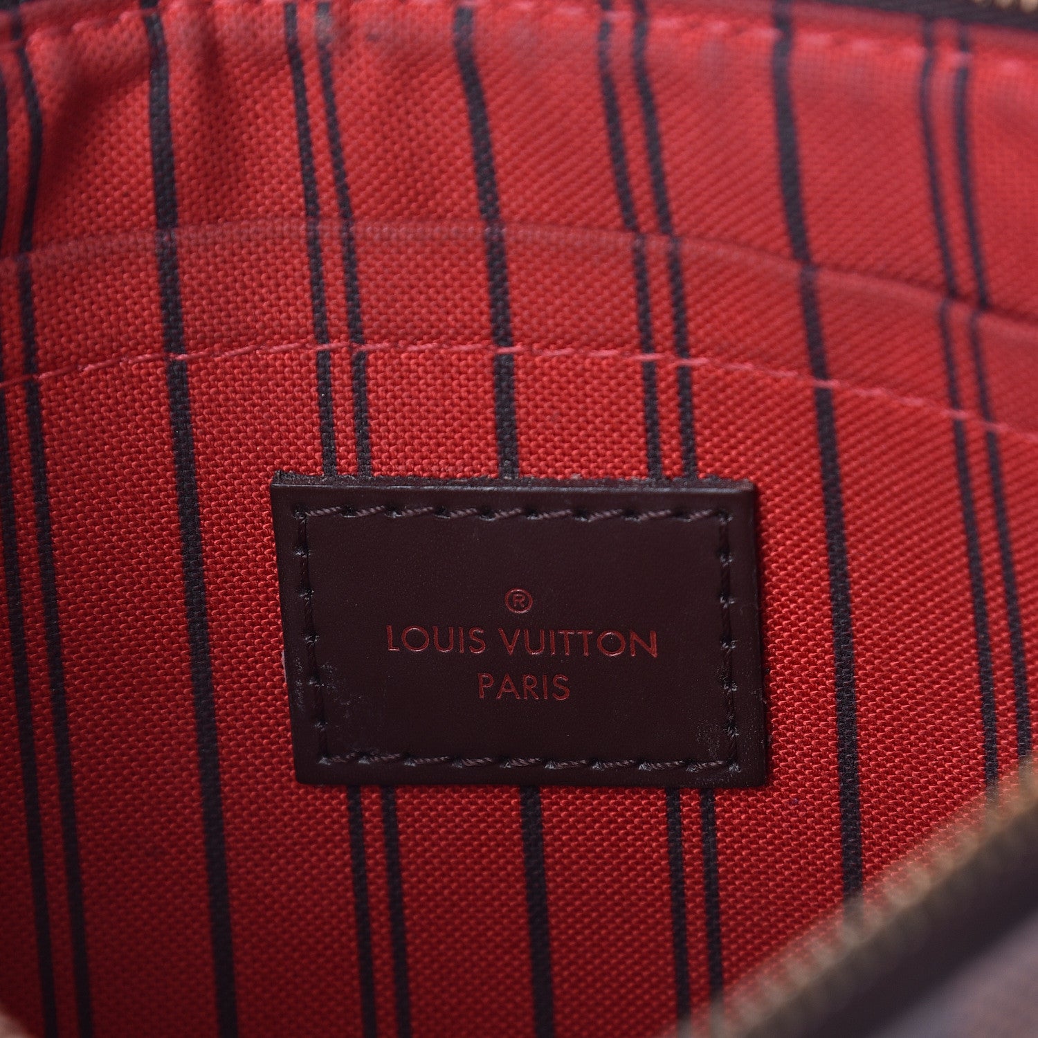 Louis Vuitton Damier Ebene Neverfull MM GM Pochette 5 of 5