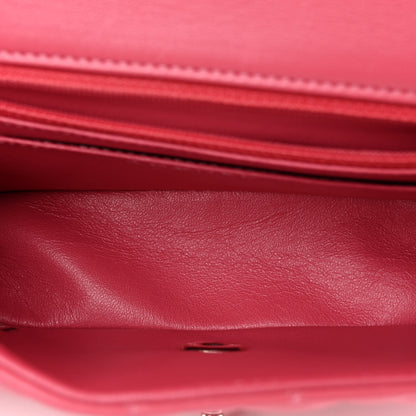 Chanel Lambskin Quilted Mini Rectangular Flap Pink 5 of 10
