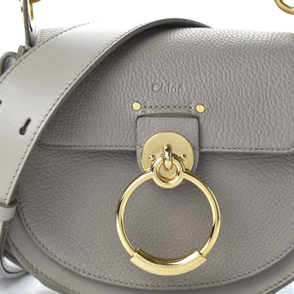 Chloe Grained Calfskin Small Tess Bag Motty Grey 9 of 9