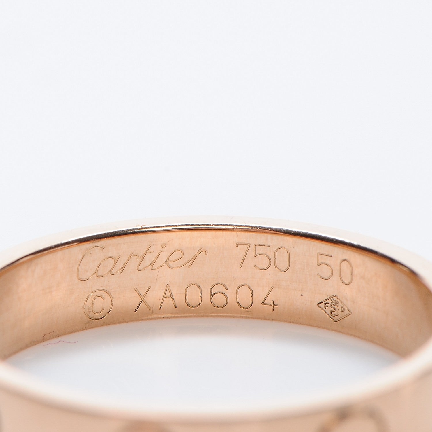Cartier 18K Pink Gold 5.5mm LOVE Ring 50 5.5 4 of 4