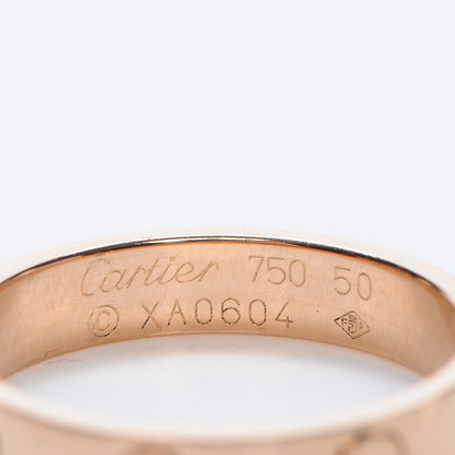 Cartier 18K Pink Gold 5.5mm LOVE Ring 50 5.5 4 of 4