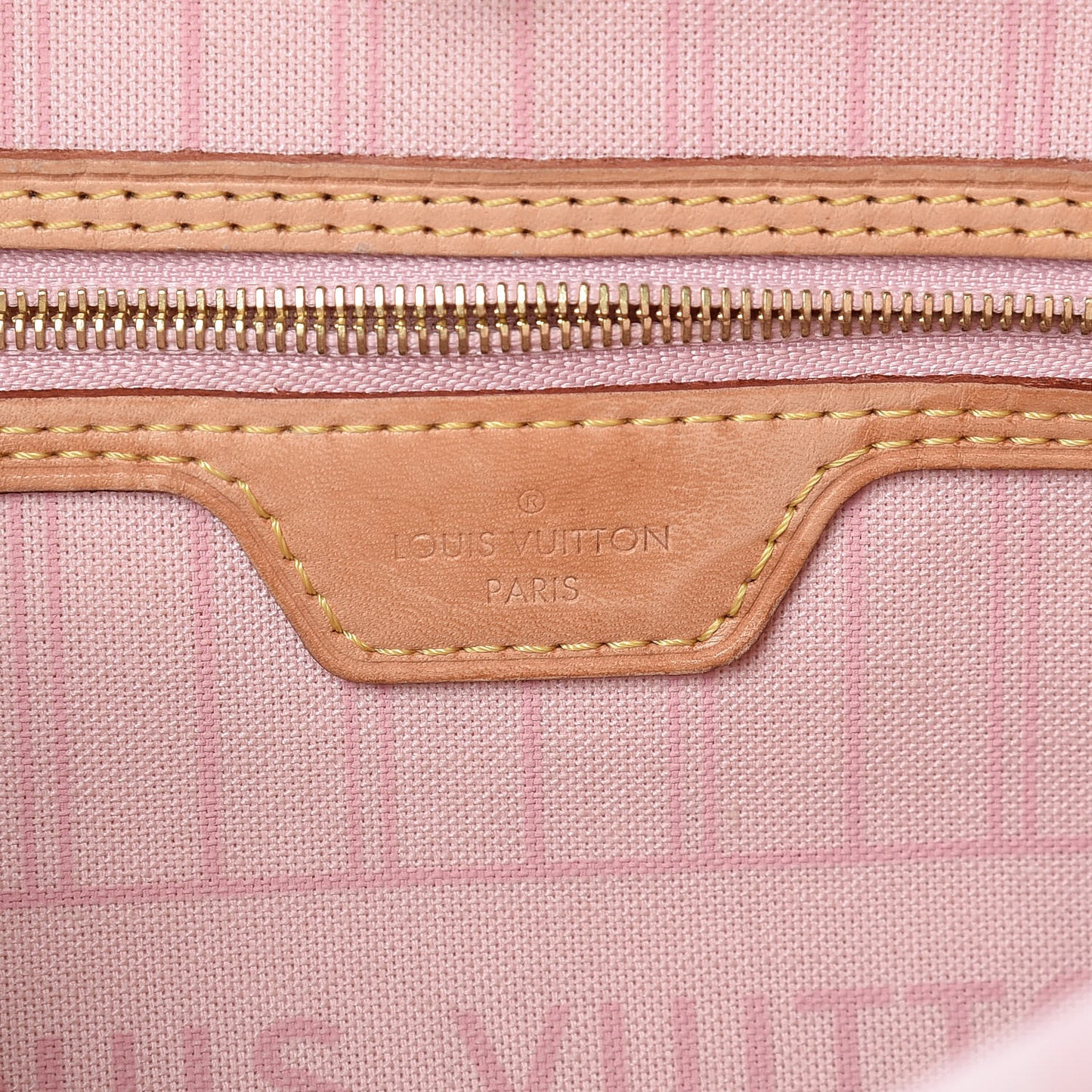 Damier Azur Neo Neverfull MM Rose Ballerine