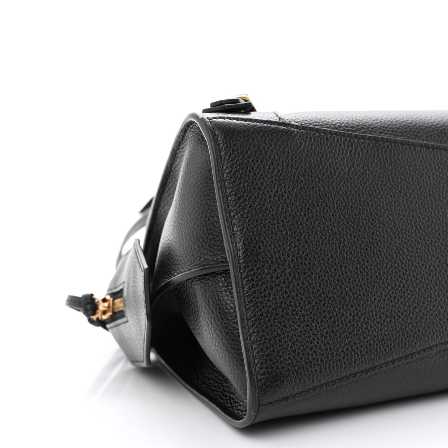Grained Calfskin Neo Classic Gold Hardware S City Black