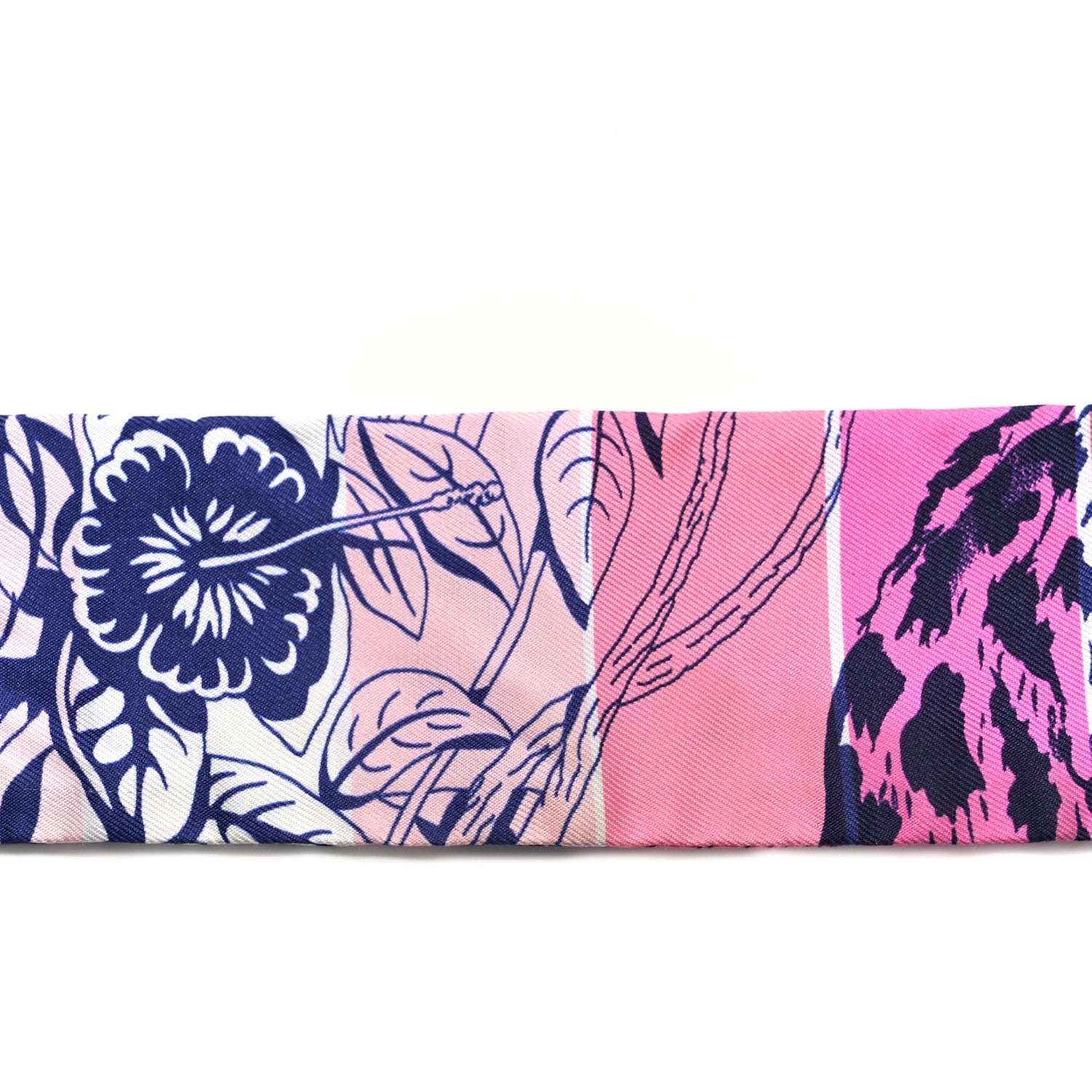 Hermes Silk Jungle Love Rainbow Twilly Rose Vif Encre White 6 of 6