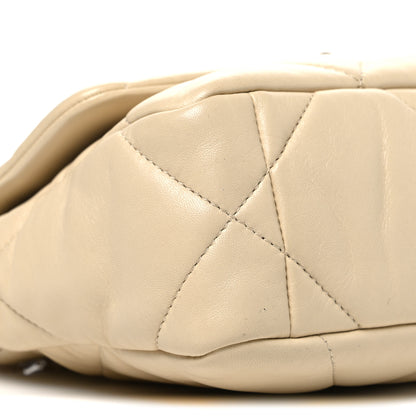 Chanel Lambskin Quilted Medium Chanel 19 Flap White White 9 of 10