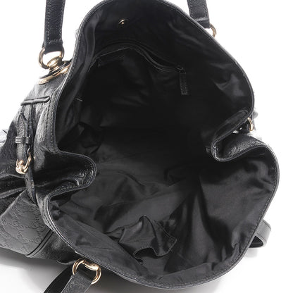 Gucci Guccissima Large Full Moon Tote Black 5 of 7