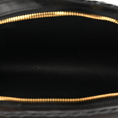 The Row Handwoven Calfskin Sunset Clutch Black 5 of 6