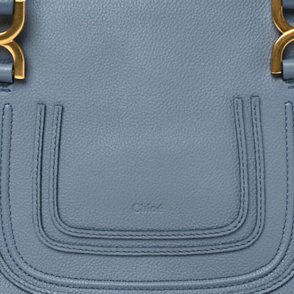 Chloe Calfskin Small Marcie Satchel Faded Blue 8 of 10