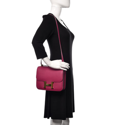 Hermes Evercolor Horseshoe Constance 24 Rose Pourpre Anemone 2 of 29