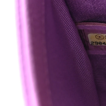 Chanel Caviar Quilted Small Boy Flap Purple 7 of 10