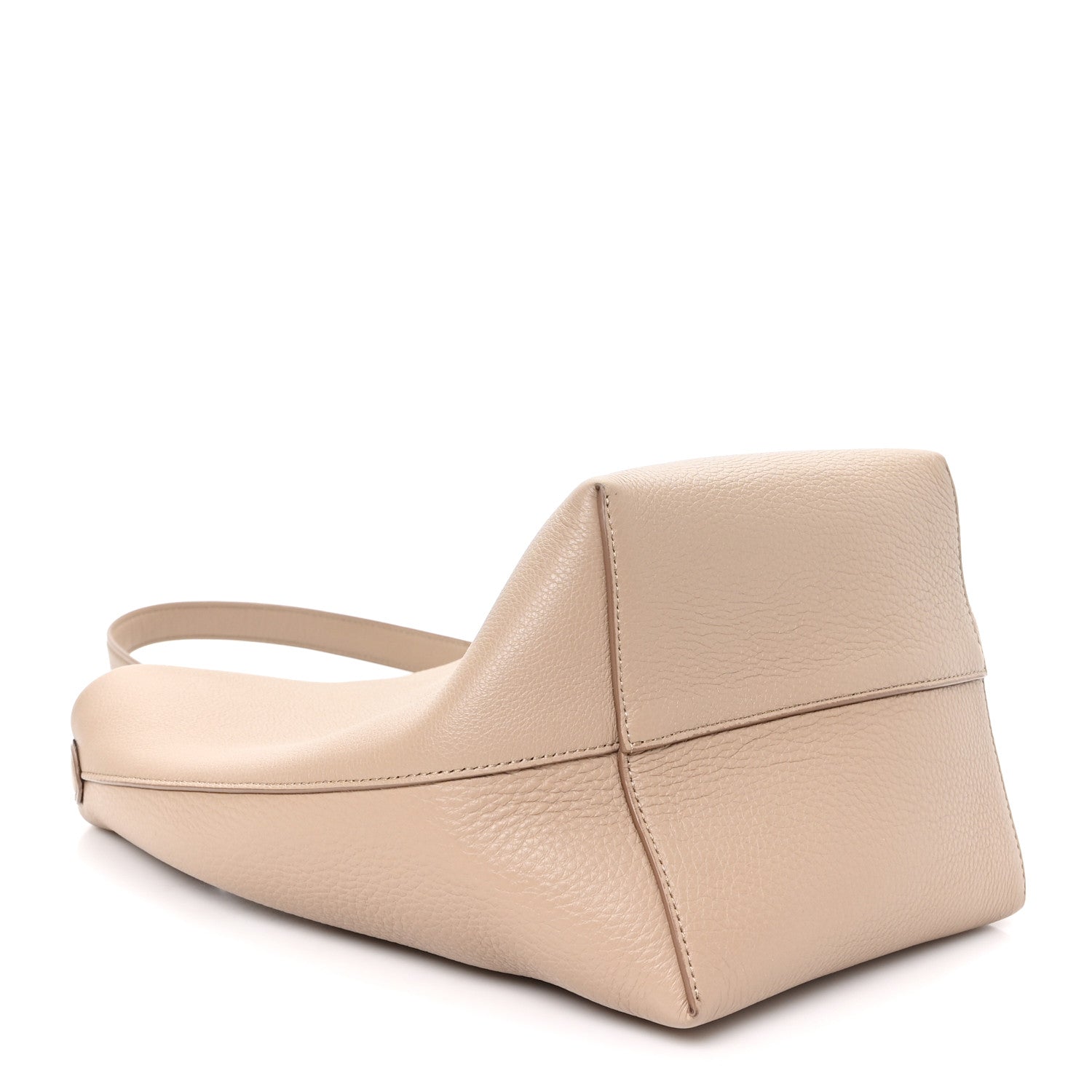The Row Grained Calfskin Medium N/S Park Tote Dark Taupe 4 of 9