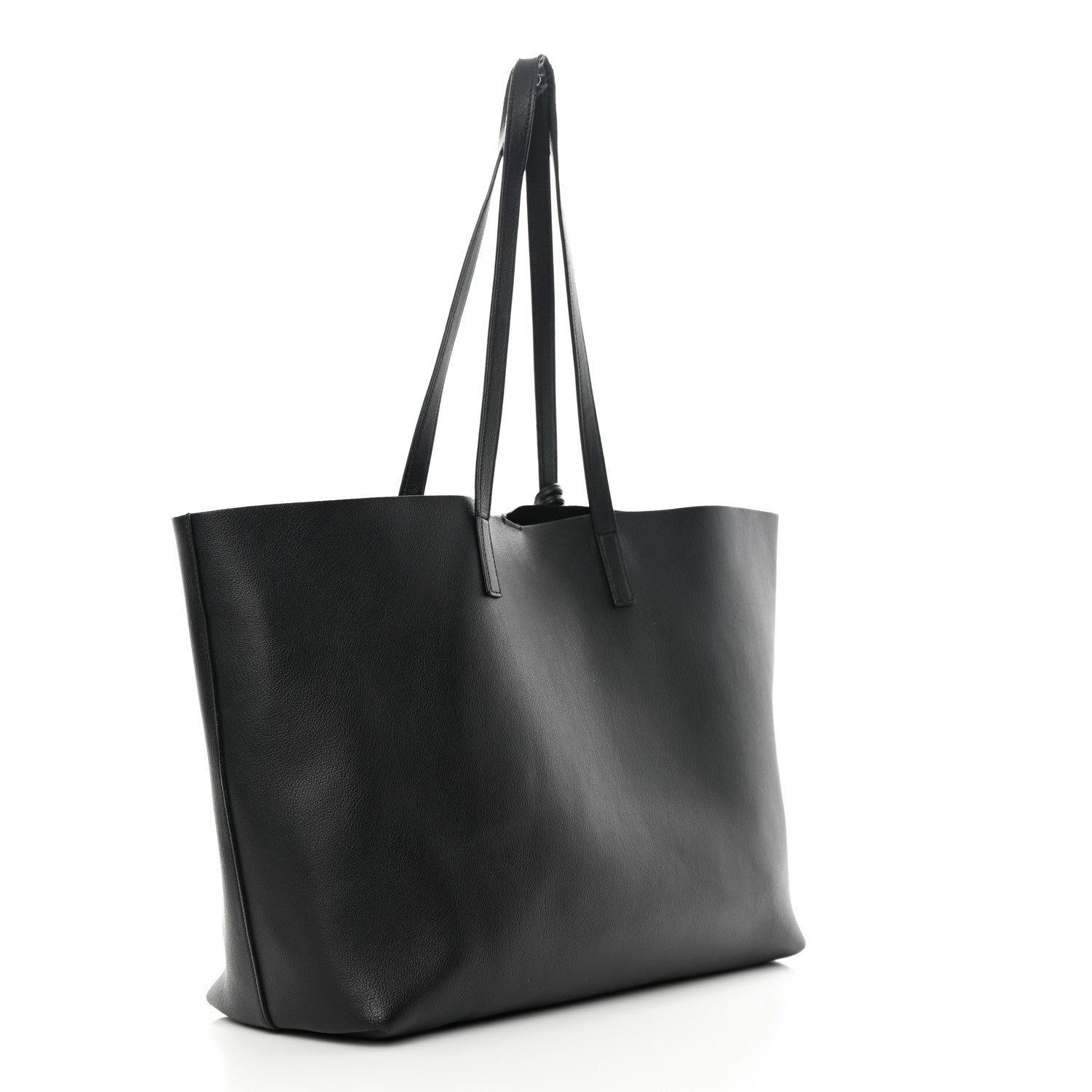 Saint Laurent Calfskin Large Shopping Tote Black 4 of 20