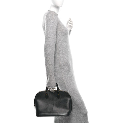 Louis Vuitton Epi Alma PM Black 3 of 11