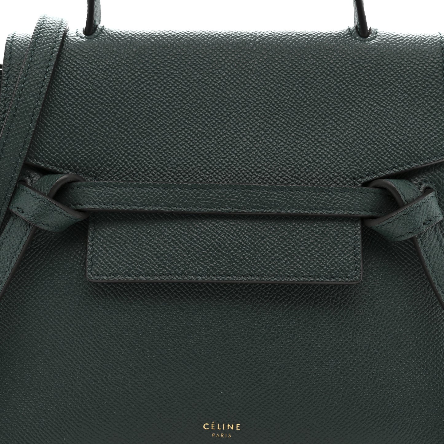 Grained Calfskin Nano Belt Bag Amazone