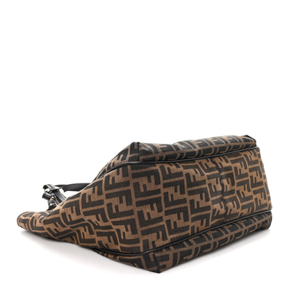 Fendi Zucca Small Chef Shopping Tote Tobacco Moro 3 of 10