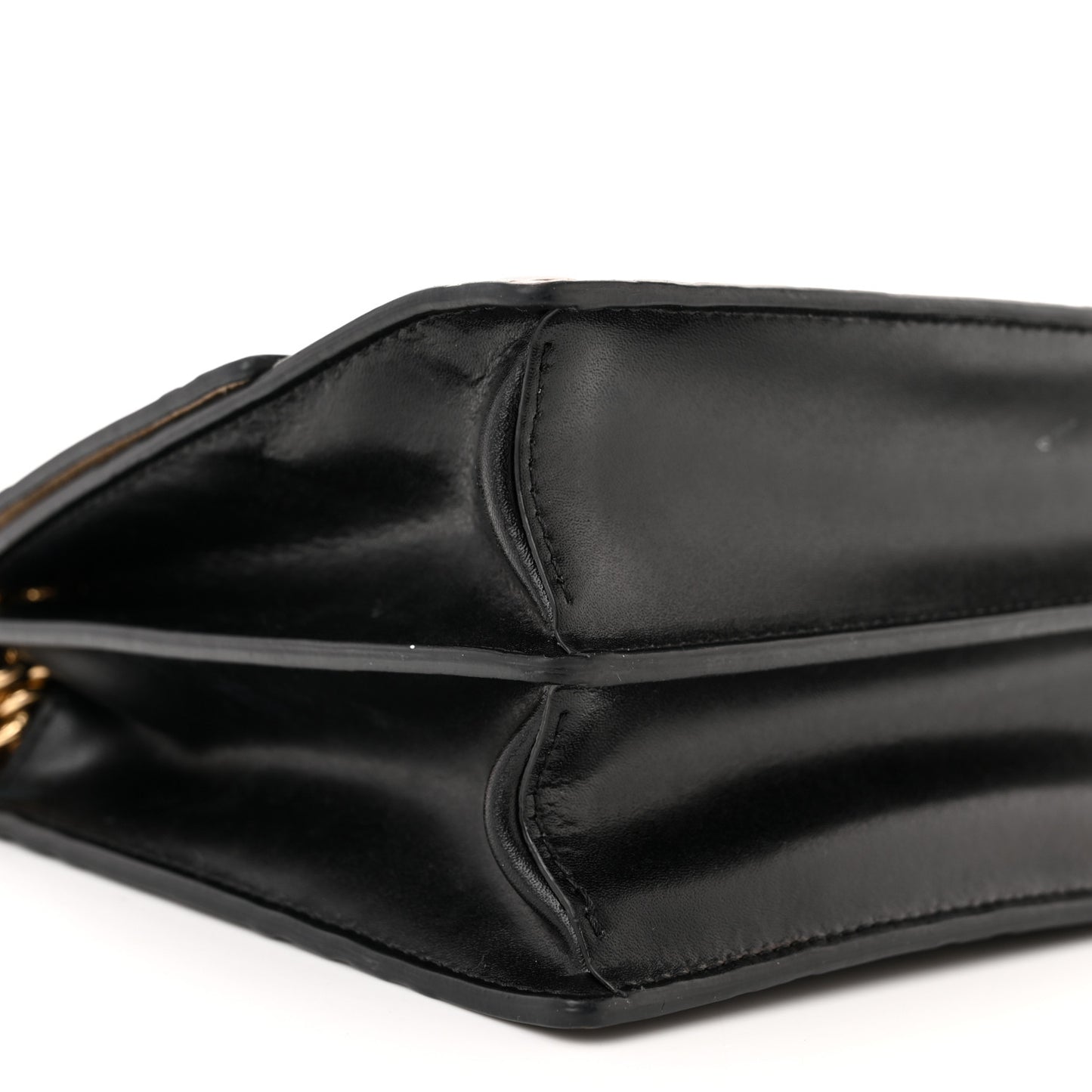 Vitello Liberty Bi-Color FF 1974 Embossed Small Kan U Shoulder Bag Maya Black