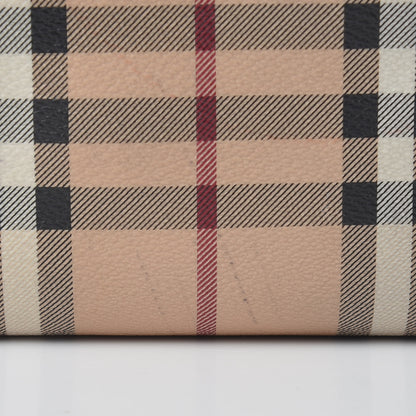 Burberry Haymarket Check Small Canterbury Tote Chocolate 10 of 17